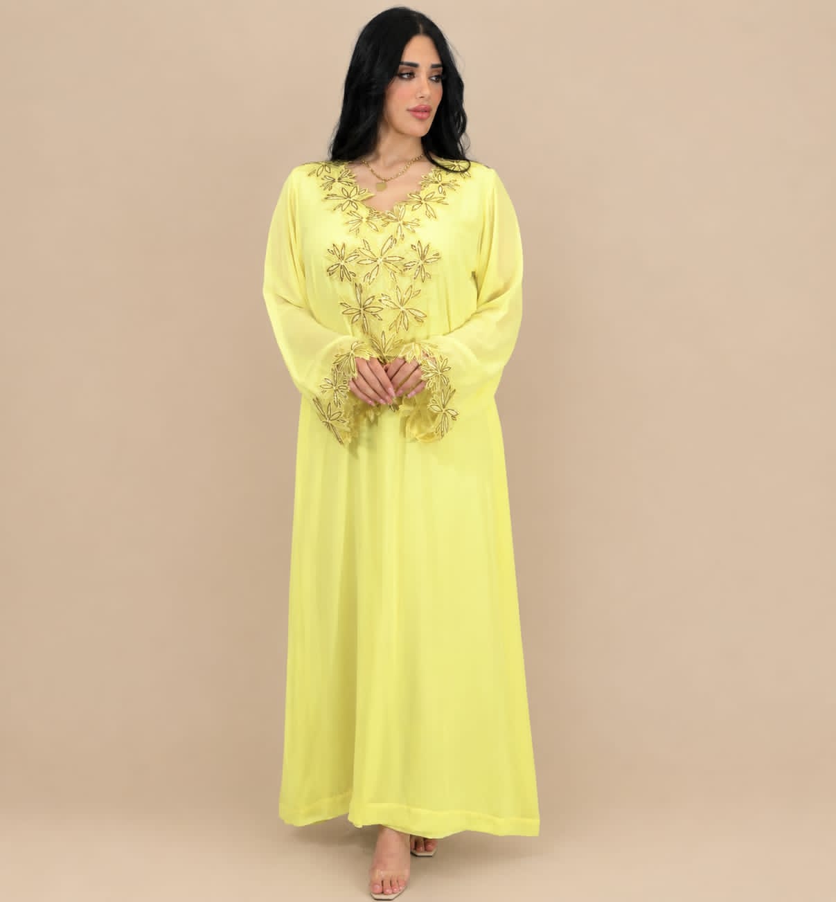 Simple yellow dress