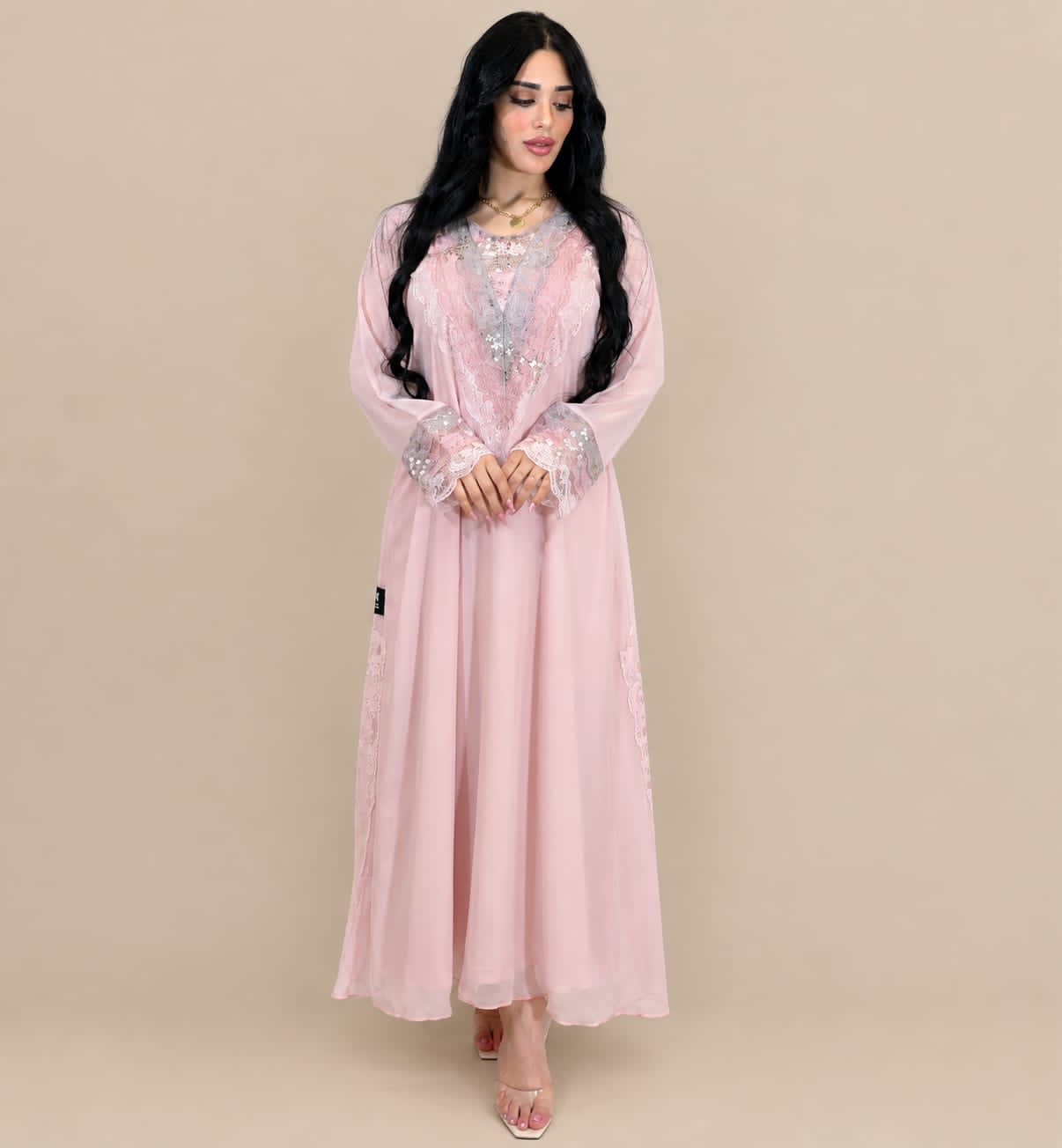 A dress with a sophisticated touch